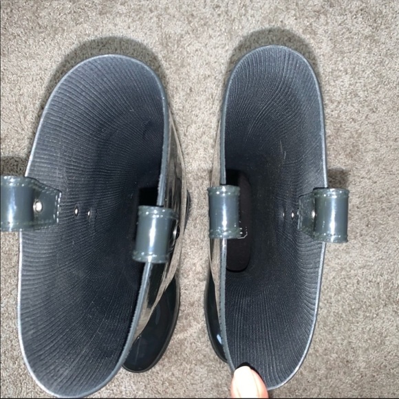 Coach Tasha Shiny Rainboots Size 8 - Picture 5 of 6